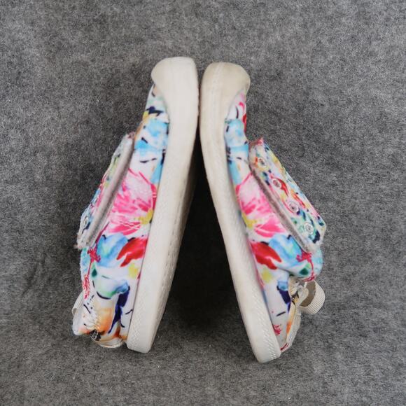 Roxy Shoes Kids Toddler 10 Sneakers Bayshore Hook N Loop Colorful Easy On Casual - Picture 7 of 10